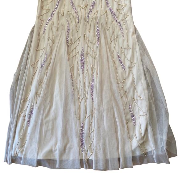 NWT Jump Women's Beaded Mesh Gown size 9 - 10 - Picture 11 of 12